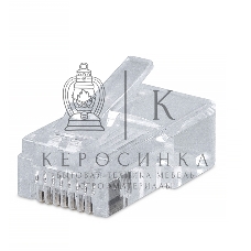 Коннектор Cabeus 8P8C RJ-45 под витую пару, категория 5e, универсальный, для проводников с толщ. по изол. до 1,05 мм