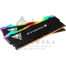 Оперативная память Patriot Viper Xtreme 5, DDR5, 32GB (2x16GB), 7600MHz, CL36, DIMM, с радиаторами, RGB, черный