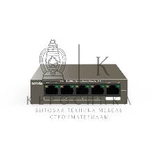 Коммутатор Tenda TEF1105P-4-63W 5PORT 10/100M