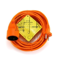Удлинитель в бухте PowerCube 10А/2,2 кВт, 1 розетка, 10 м, оранжевый