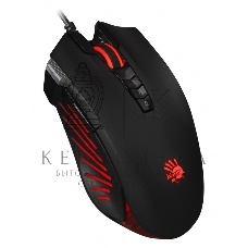 Мышь проводная A4Tech Bloody V9M черный, 4000 dpi, USB, кнопки - 9