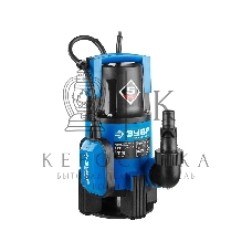 Насос ЗУБР НПГ-Т3-400профессионал т3 погружной дренажный для грязной воды d частиц до 35мм 400Вт