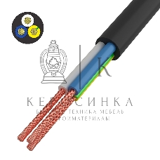 Провод соединительный ПВС Rexant 3x0,75 мм², черный, длина 5 метров, ГОСТ 7399-97