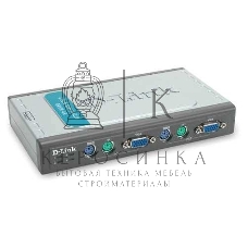 Переключатель KVM D-link DKVM-4K/B3A 4-портовый KVM-переключатель с портами VGA и PS/2