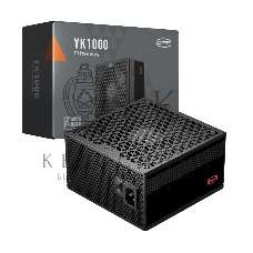 Блок питания PCCOOLER P5-YK1000-B1H, 1000Вт, 80 PLUS Bronze, 135мм, черный