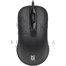 Мышь проводная Defender Classic MB-230 черный, 1600 dpi, USB, кнопки - 4