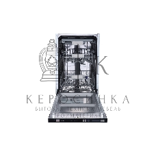 Встраиваемая посудомоечная машина Zigmund & Shtain DW 129.4509 X, черный, 44.8 см, 10 компл., 44 дБ, класс A++