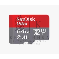 Флеш карта microSD 64Gb SanDisk microSDXC Class 10 Ultra UHS-I A1 140MB/s