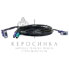 Кабель D-Link DKVM-CB5 KVM Cable with VGA and 2 x PS/2 connectors for DKVM-4K, 4.5m.