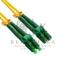 Патч-корд волоконно-оптический ExeGate FC-D-9-LC/APC-LC/APC-2M-LSZH (Шнур ВО SM 9/125 (OS2/G.652.D), LC/APC-LC/APC, Duplex, LSZH, 2м)