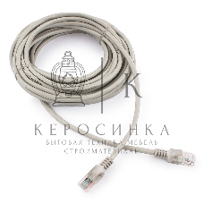 Патч-корд UTP Cablexpert cat.5e, 7.5м, литой, многожильный серый