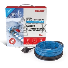 Греющий саморегулирующийся кабель Rexant на трубу 15MSR-PB 2M (2м/30Вт)