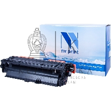 Картридж лазерный NVPrint совместимый HP CE250X черный для LJ Color CM3530/CP3525 (10500k)