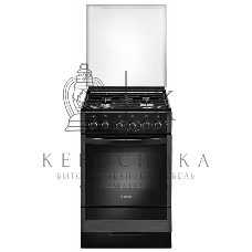 Плита газовая Gefest ПГ 5300-02 0046 черный, конфорок 4 шт, духовка 52 л, 50 см x 85 см x 58.5 см