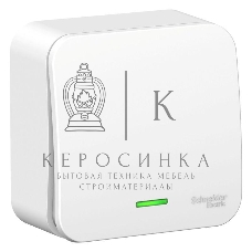 Переключатель 1-кл. ОП Blanca 10А IP20 (сх. 6) 250 В с подсветкой с изолир. пластиной бел. SchE BLNVA106111