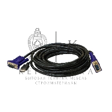 Кабель KVM ORIGO OKVMCU3/A1A с разъемами VGA и USB, 3 м