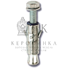 Анкер забивной М10 усил. с болтом (уп. 20 шт) ДКС CM461065