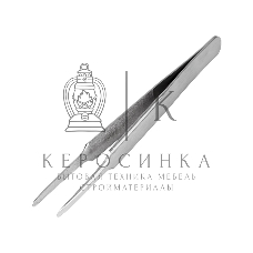 Пинцет прямой с закругленными кончиками Rexant 125 мм (блистер)