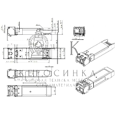 Модуль SNR SFP+ WDM, дальность до 3км (5dB), 1330нм