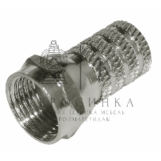 F-разъем RG-59, L=19 мм, цинк PROconnect