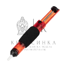 Вакуумный экстрактор припоя Rexant (оловоотсос), пластик, прозрачно-красный