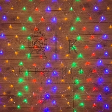 Новогодние светоукрашения Neon-night гирлянда-сеть LED 1х1.5 мМуЛЬТИ с контроллером, 240В