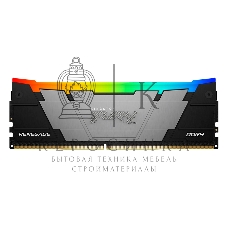 Оперативная память Kingston Fury Renegade, DDR4, 32Gb (4x8GB), 3600MHz, CL16, DIMM, с радиаторами, RGB, серебристый/черный