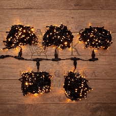 Гирлянда Neon-night LED ClipLight 24V, 5 нитей по 20 метров, цвет диодов желтый