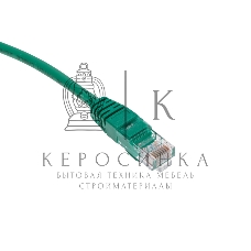 Патч-корд U/UTP Rexant cat.5e, RJ45-RJ45, 26AWG, ZH нг(А)-HF, зеленый, 0,3 м