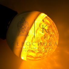 Лампа шар Neon-night e27 9 LED Ø50мм желтая