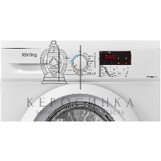 Стиральная машина Korting KWM 40B1060 белый, загрузка фронтальная 6 кг, 1000 об/мин, класс: А+