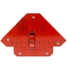 Магнитный угольник-держатель для сварки Rexant отключаемый на 3 угла, усилие 23 кг