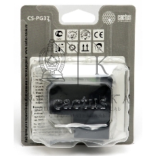Картридж струйный Cactus CS-PG37 черный (9 мл) для Canon Pixma iP1800/iP1900/iP2500/iP2600/MP140/MP190/MP210/MP220/MP470/MX300/MX310a