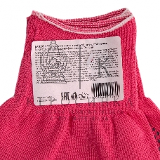 Перчатки из синтетической нити, ПВХ точка, 13 класс, 