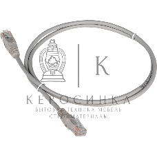 Патч-корд LANMASTER TWT UTP cat.5e, с заливными колпачками, 7.0 м, серый