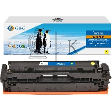 Картридж G&G аналог HP CF402X/201X желтый 2.3k с чипом