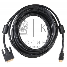 Кабель Buro 24M/19M 10м позол/ферритовые кольца