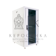 Шкаф телекоммуникационный напольный ЭКОНОМ 24U (600 × 600) дверь стекло, дверь металл