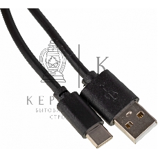 Кабель USB (m)-USB Type-C (m) 2м черный