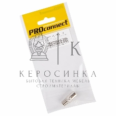 Переходник антенный, (гнездо F - штекер TV), (1 шт.) (пакет) PROconnect