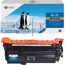 Картридж лазерный G&G GG-CE253A CE253A пурпурный (7000 стр.) для HP CLJ CP3525n/CP3525dn/CP3525X/CP3520/CM3530fs MFP/CM3530 MFP