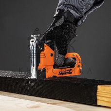 Степлер Sparta мебельный регулируемый со скобами 200 шт тип скобы №53 4-14 мм