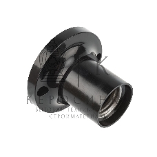 Патрон карболитовый Rexant потолочный Е27 черный c этикеткой