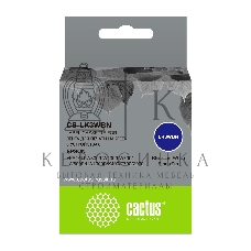 Картридж ленточный Cactus CS-LK3WBN черный шрифт, белый фон (9 мм, 9 м) для Epson LW300/LW400/LW700/LW600P/LW1000P/K400/Z700/Z900