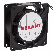 Вентилятор для корпуса Rexant RX 8025HS 220VAC черный, 80 мм, 2450 об/мин, 29 дБ, 2 pin