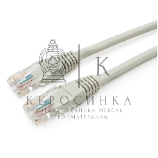 Патч-корд медный UTP Cablexpert PP10-0.25M cat.5, 0.25м, литой, многожильный, серый