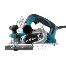 Рубанок Makita KP0810C Рубанок,1050Вт,12000об\м,ширина-82мм,глуб-4мм,3.2кг,кор,парал упор