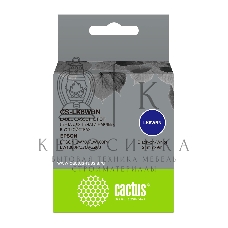 Картридж ленточный Cactus CS-LK6WBN черный, 24мм, 9м для Epson LW700/LW600P/LW1000P/Z700/Z900
