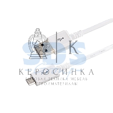Кабель Rexant microUSB длинный штекер 1 м белый