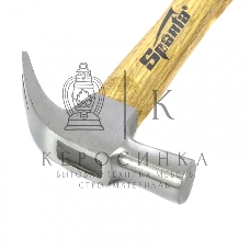 Молоток-гвоздодер Sparta 225 г, боек 22 мм, деревянная рукоятка